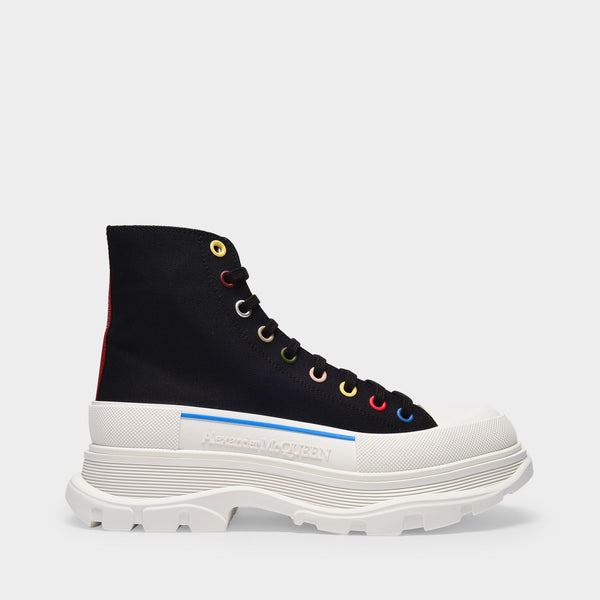 Sneakers Tread Slick en Toile Noire