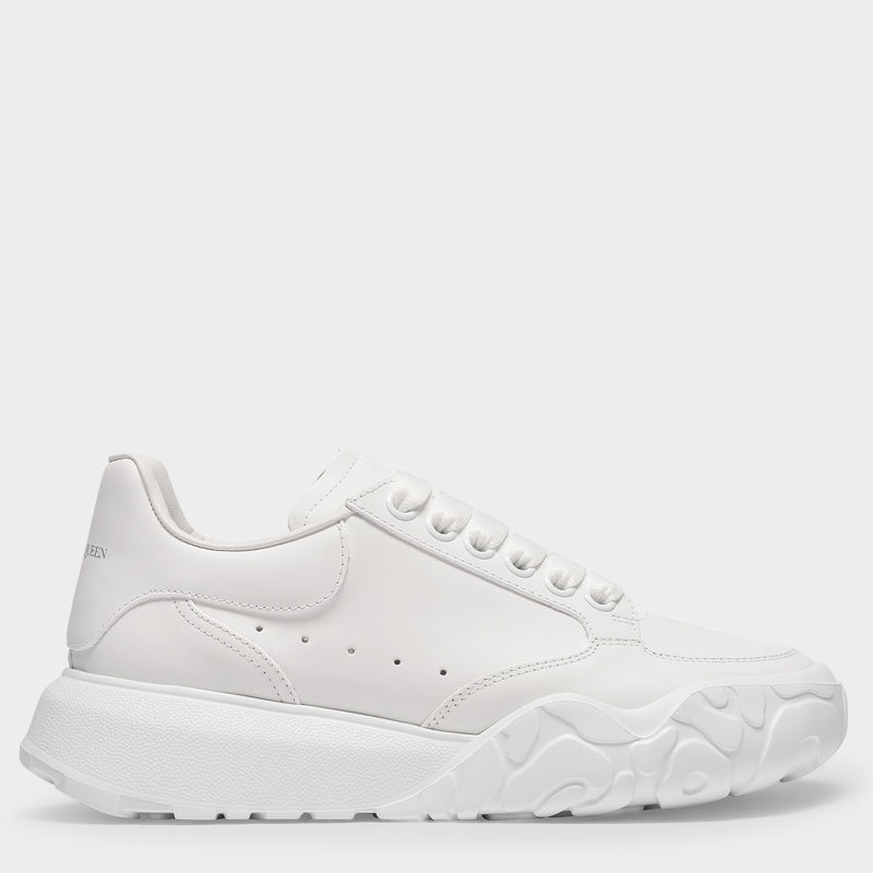 Sneakers Court en Cuir Blanc