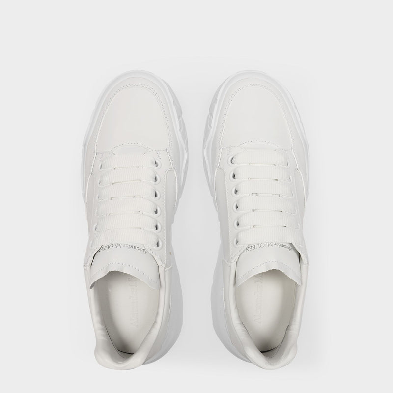 Sneakers Court en Cuir Blanc