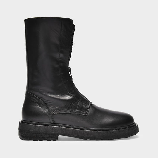 Bottines Willy A. en Cuir Noir