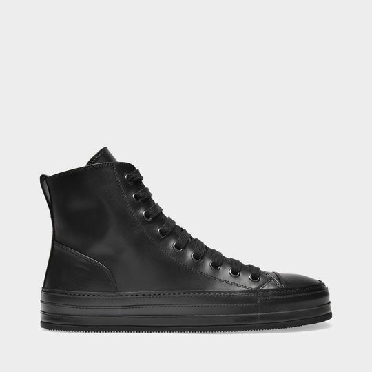 Sneakers Raven en Cuir Noir