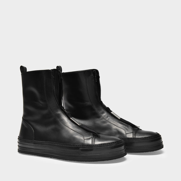 Sneakers Reyers en Cuir Noir