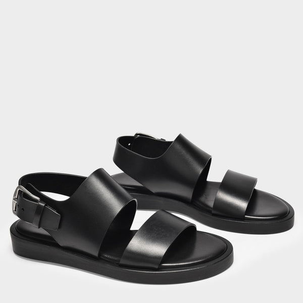 Sandales Lore en Cuir Noir