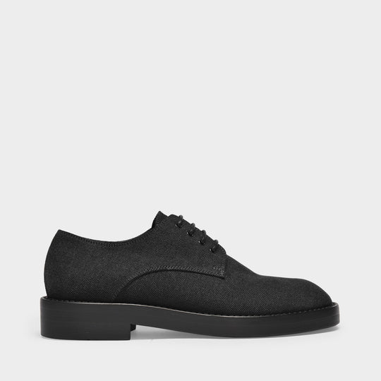 Derbies Olivier en Cuir Gris