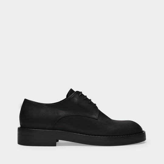Derbies Olivier en Cuir Noir