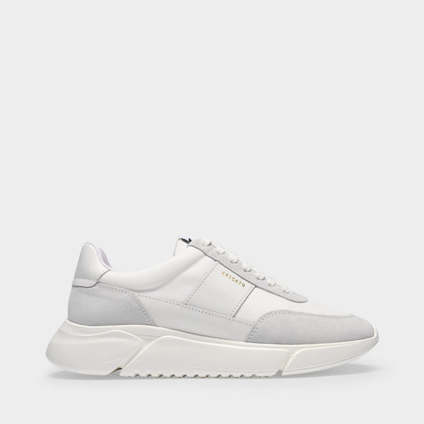 Baskets Genesis Vintage Runner en Cuir Blanc