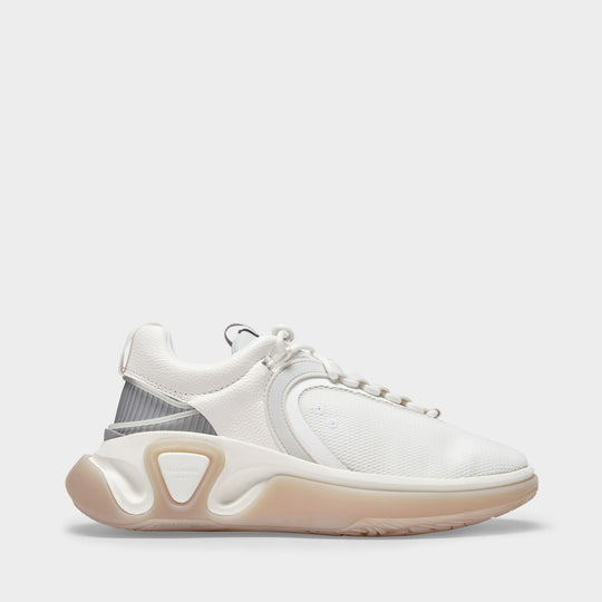 Sneakers B-Runner en Cuir et Mesh Blanc