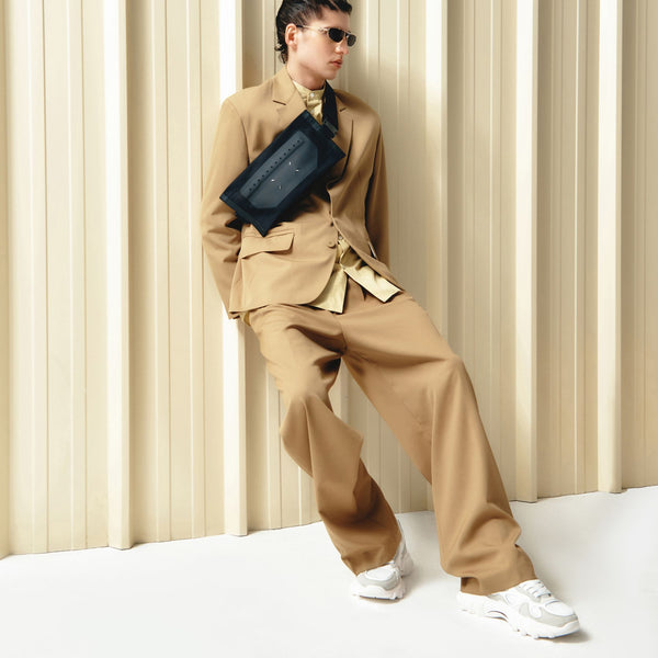 Sneakers B-East - Balmain - Suède - Blanc