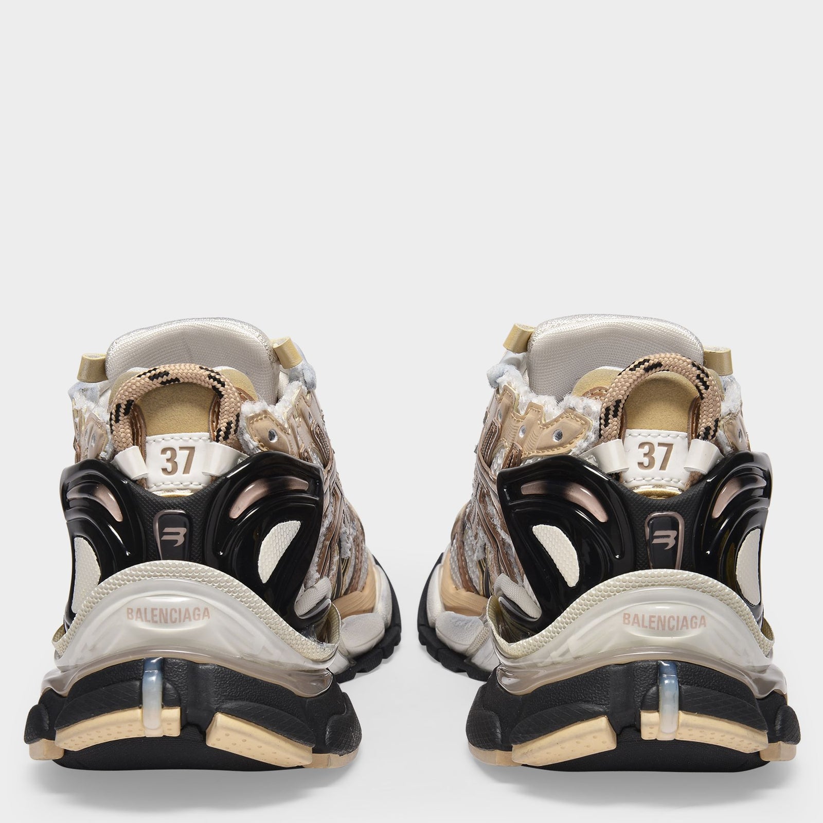Sneakers Runner en Cuir Multi