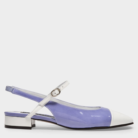 Babies Ocean en Cuir Bleu