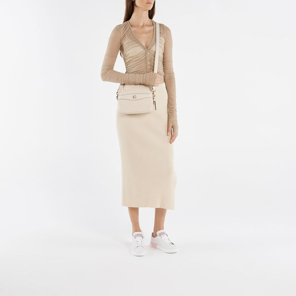 Sneakers Portofino - Dolce & Gabbana - Cuir - Blanc/Rose
