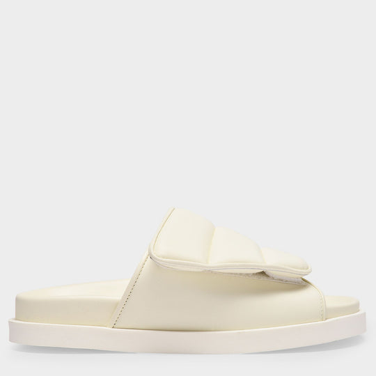 Mules Gia 3 A201 en Cuir Beige