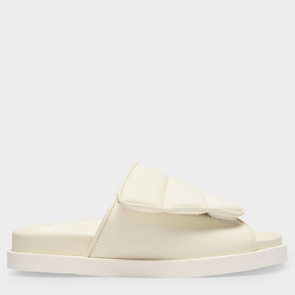 Mules Gia 3 A201 en Cuir Beige