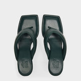 Sandales Gia 6 A920 en Cuir Vert