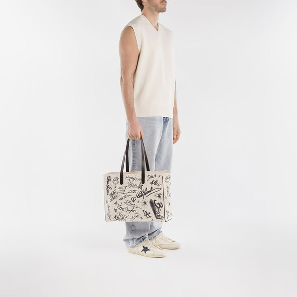 Sneakers Super-Star - Golden Goose - Cuir - Beige/Bleu