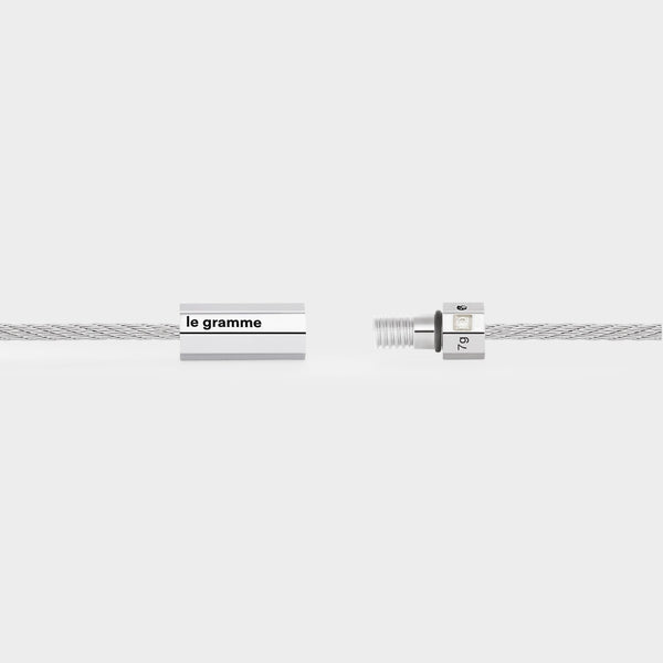 Bracelet Octogon Cable 7g en Argent