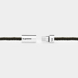 Bracelet 5G Cable Nato - Le Gramme - Argent - Khaki