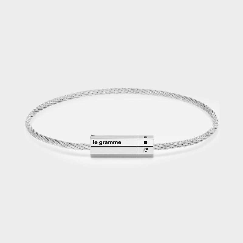 Bracelet 7G Cable Octagon - Le Gramme - Argent