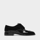 Derbies Tabi Lace-Up en Polyester Noir