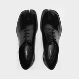 Derbies Tabi Lace-Up en Polyester Noir