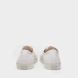 Sneakers Tabi Low Top en Coton Blanc