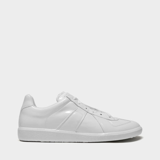 Sneakers Replica Low Top en Cuir Blanc