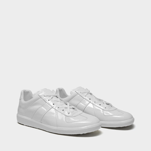 Sneakers Replica Low Top en Cuir Blanc