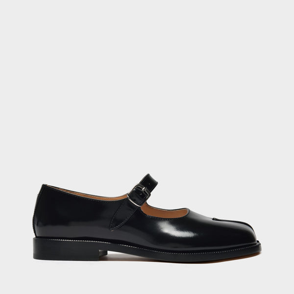 Tabi Mary-Jane en Cuir Noir