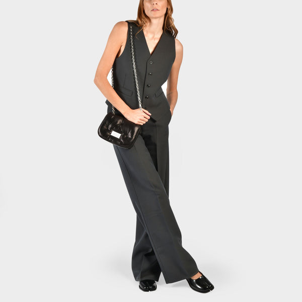 Tabi Mary-Jane en Cuir Noir