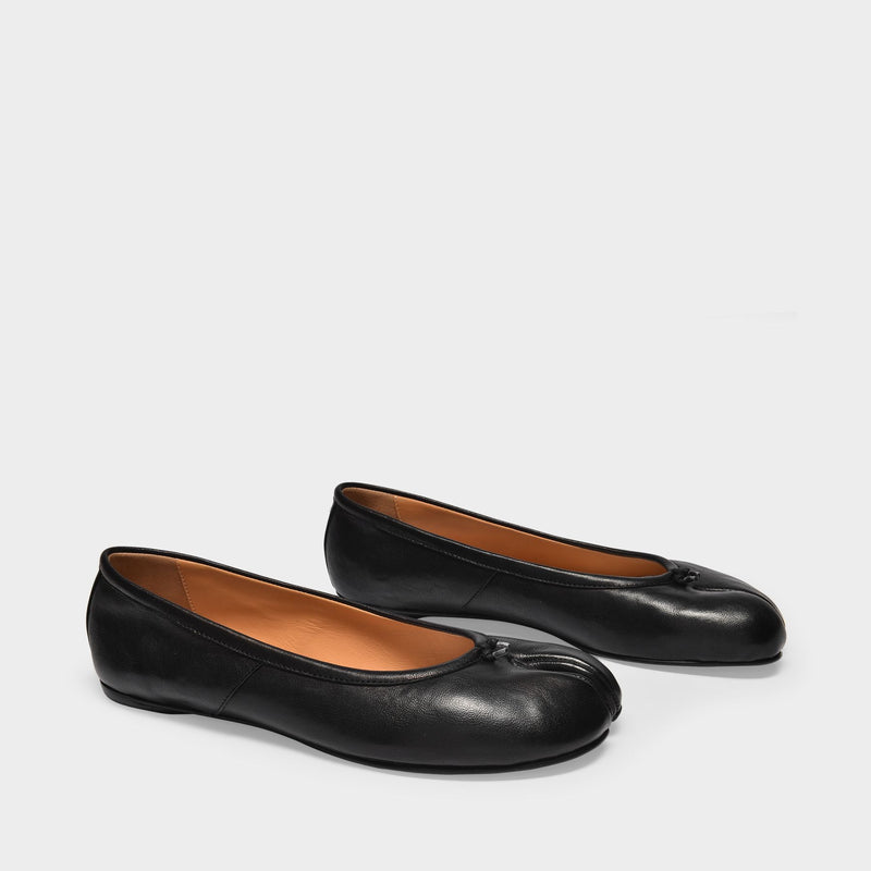 Ballerines Tabi - Maison Margiela - Cuir - Noir