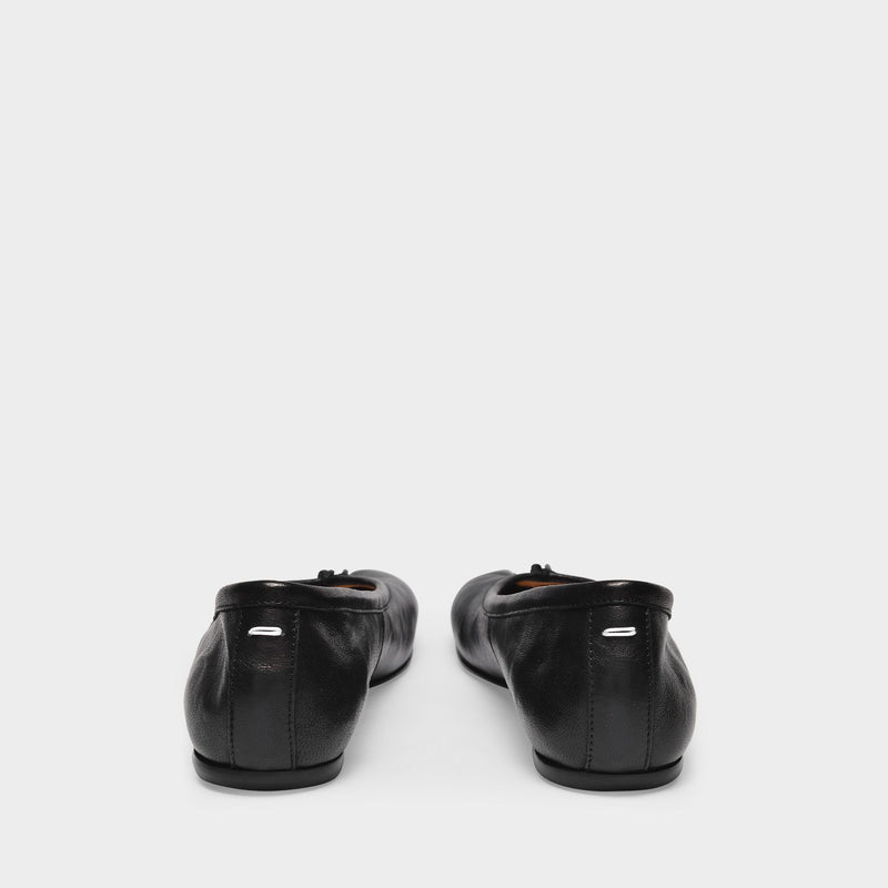 Ballerines Tabi - Maison Margiela - Cuir - Noir