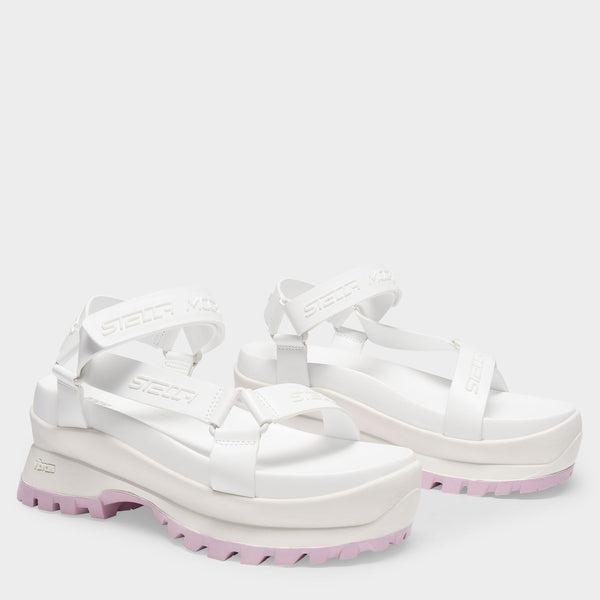 Sandales Trace en Cuir Vegan Blanc