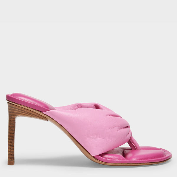 Les Sandales Nocio en Cuir Rose
