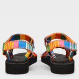 Sandales Trekky en Polyester Multicolore