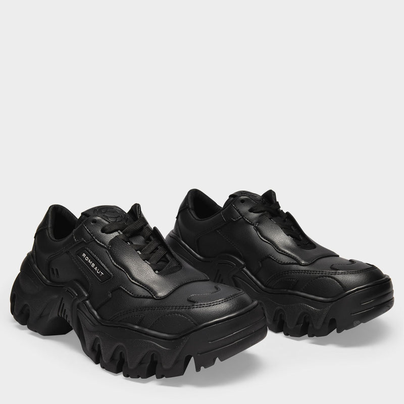 Sneakers Boccaccio II Low en Cuir Vegan Noir