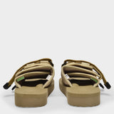 Sandales Moto-Cab en Nylon Beige