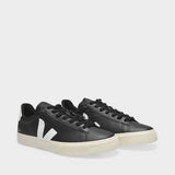 Sneakers Campo en Cuir Chromefree Noir et Blanc