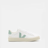 Sneakers Campo - Veja - Cuir - Blanc/Matcha