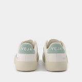 Sneakers Campo - Veja - Cuir - Blanc/Matcha
