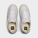 Sneakers V-12 - Veja - Cuir - Blanc/Acier