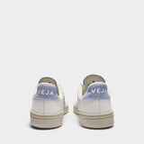 Sneakers V-12 - Veja - Cuir - Blanc/Acier