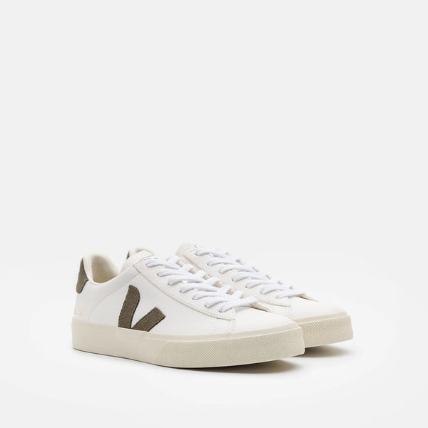 Baskets Campo en Cuir Khaki