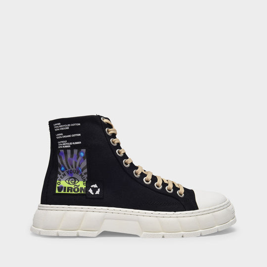 Sneakers 1982 en Toile Recyclée Noire