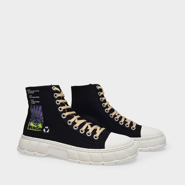 Sneakers 1982 en Toile Recyclée Noire