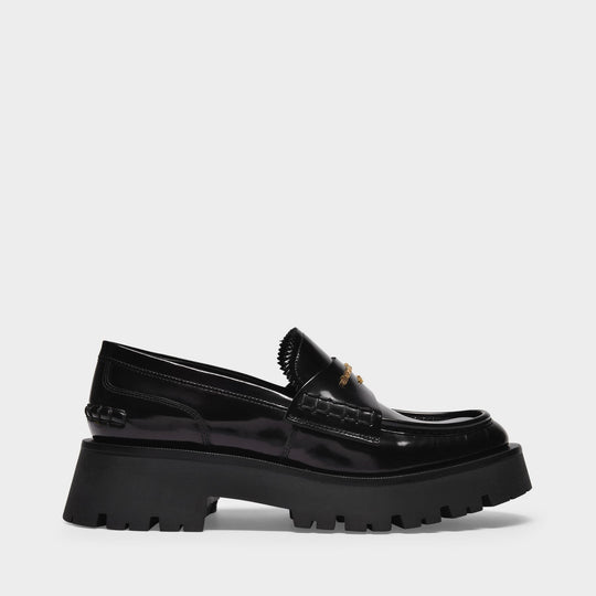 Mocassins Carter Lug 45 en Cuir Noir