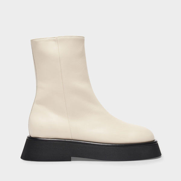 Bottines Rosa en Cuir Beige