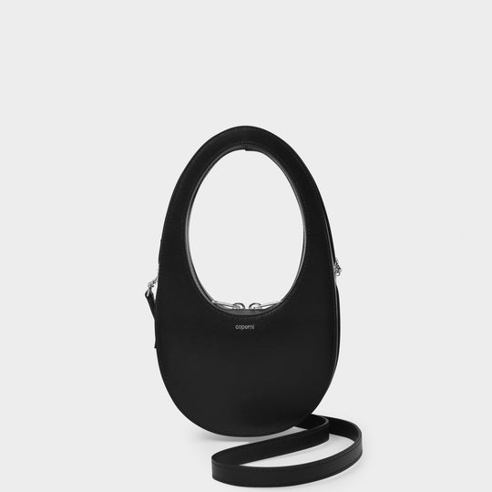 Sac À Bandoulière Mini Swipe - Coperni - Cuir - Noir
