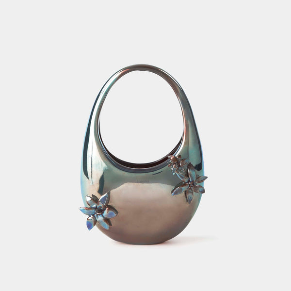 Sac Flower Mini Swipe - Coperni - Verre - Gris