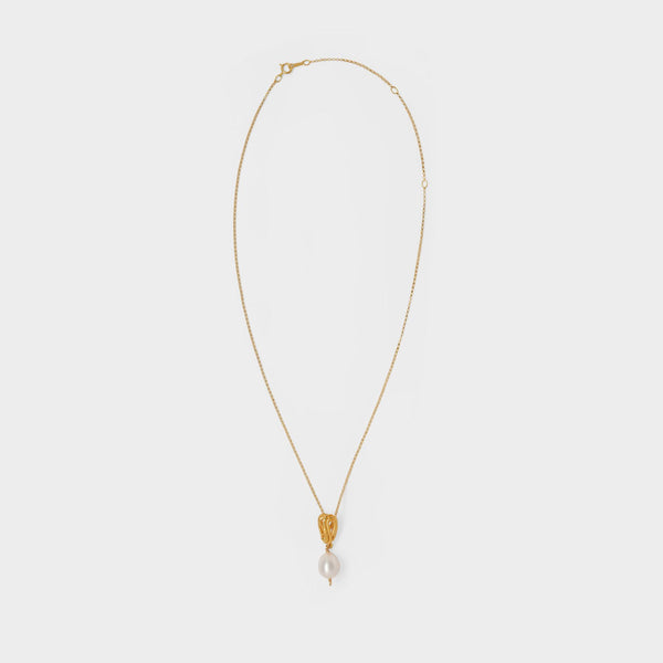Collier The Human Nature en Bronze Plaqué Or