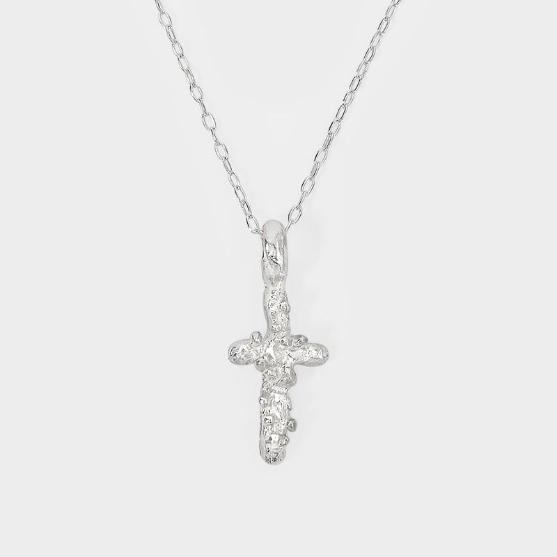 Collier The Frosted Dagger en Argent